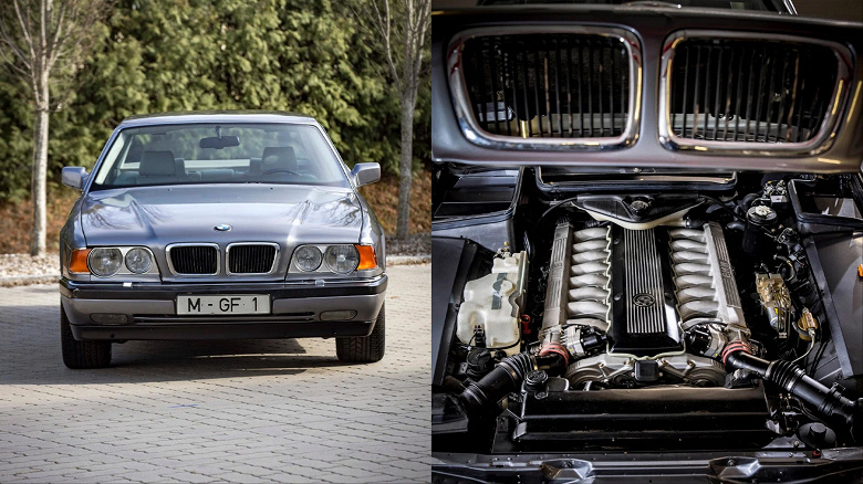 BMW впервые показала секретную «семёрку» с мотором V16